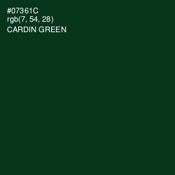 #07361C - Cardin Green Color Image